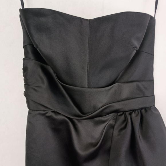 Vintage 80s Victor Costa Womens Black Formal Maxi Dress size 10 Elegant - Picture 5 of 11